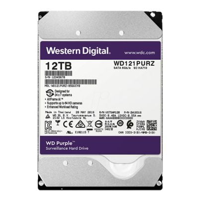 Ổ cứng WD Purple 12TB 3.5 inch cho camera