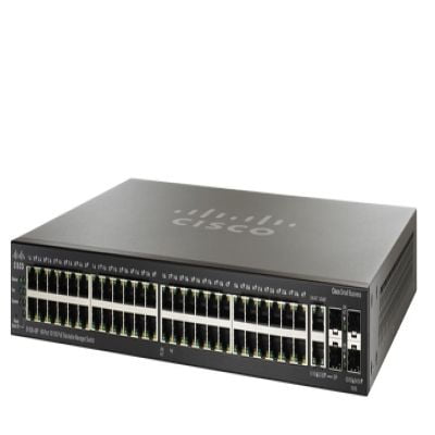 48-port 10/100 PoE Stackable Managed Switch Cisco SF500-48P-K9-G5