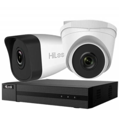 Trọn bộ camera 2.0 Megapixel HILOOK by HIKVISION cho gia đình (SILVER H2022-02)